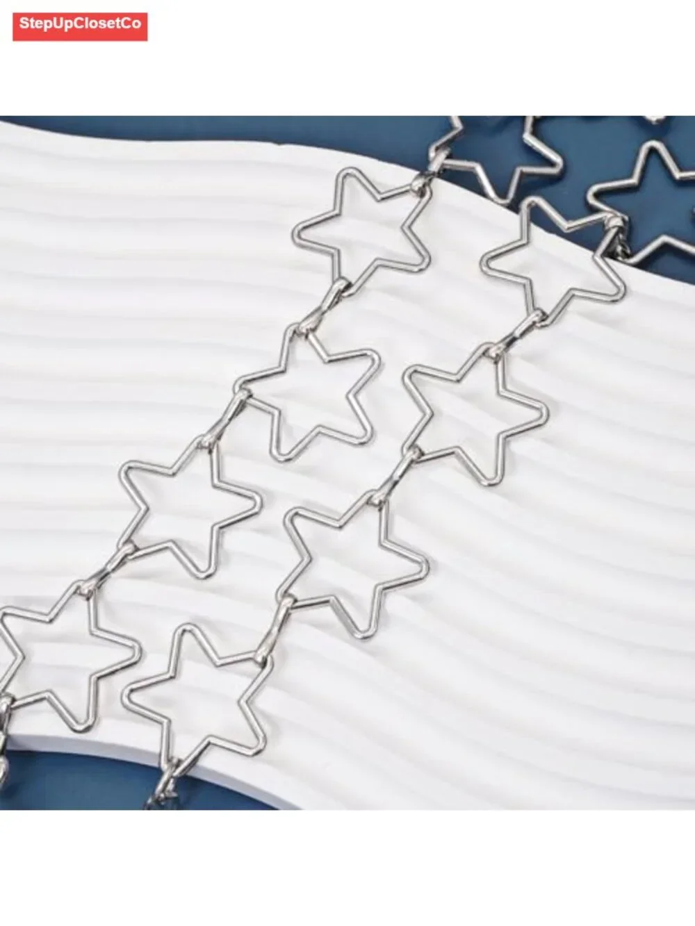 Waist Chain Belt for Women Adjustable Belly Chain Alloy Metal Link for Dresses
